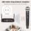 Wireless Microphone Handheld 4 Channel UHF Fixed Frequency Dynamic Microphone System for Karaoke Band Church US Plug 2