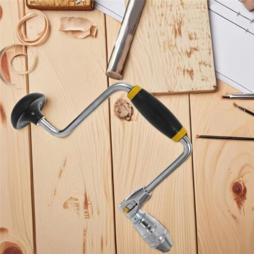 Heavy Duty Hand Crank Drill with Ergonomic Handle Hand Not Slip Handle Drill Tool for Versatile Use in Carpentry 2