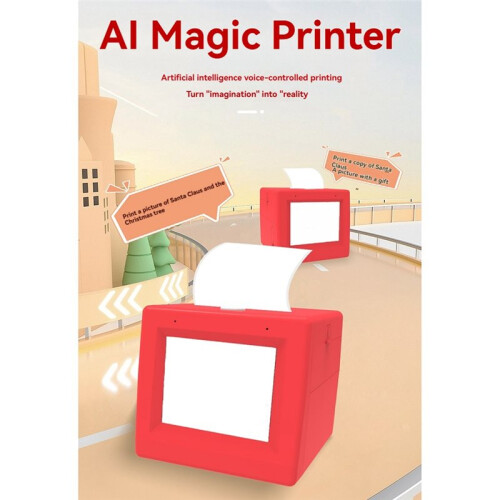 AI Voice Sticker Printer Box  Thermal Label Printer with Display for DIY Home Office & Study 2