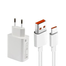 Φορτιστής - XIAOMI - 33W - Γρήγορη φόρτιση - Προστασία από υπέρταση - Περιλαμβάνεται κ