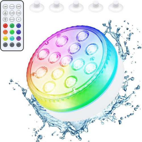RYTTGOP — Υποβρύχιο φως LED για Lay-Z-Spa, 7 χρώματα
