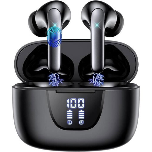 Ασύρματα ακουστικά RIWILL - Bluetooth 5.3 - Ακύρωση θορύβου - Διάρκεια μπαταρίας 40 ωρών -