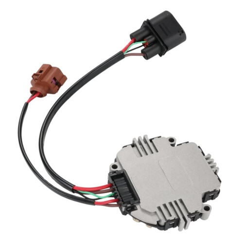 1 Pc Radiator Engine Fan Control Unit for  3C0959455F 1K0959455FJ 1TD959455, Direct Replacement Cooling Fan Module 1