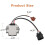 1 Pc Radiator Engine Fan Control Unit for  3C0959455F 1K0959455FJ 1TD959455, Direct Replacement Cooling Fan Module 6