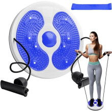 Δίσκος Fitness Twist - Περιστρεφόμενη μέση - 27,5 cm - 120 kg - Αντιολισθητική σιλικόνη