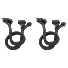 2X 10+18-Pin to 24-Pin Modular Power Cable for RM550X RM650X RM750X RM850X RM850X RM1000X