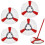 Replacement mop heads compatible with O-Cedar EasyWring mops, 4-pack - Mop head refill 1