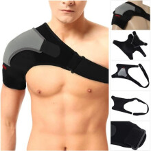 SAVFY Right Shoulder Support, Neoprene Shoulder Brace for Sports, Pain Relief, Injuries, and Arthritis, for Athletes and Gymnasts
