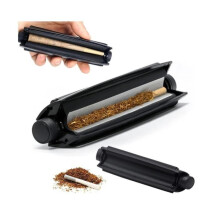 110mm Joint Rolling Machine, Cigarette Device, Cigarette Rolling Machine, Portable Manual Cigarette Rolling Machine (Black)