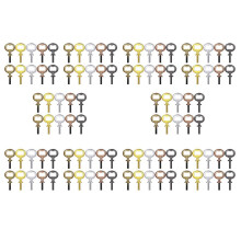 100Pcs Metal Bottle Opener Blanks Stainless Steel Bottle Opener Inserts Kit Threaded Beer Opener Hardware