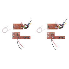 4PCS 5CH RC Remote Control 27MHz Circuit PCB Transmitter and Receiver Board Car Radio System Accessories 20-25M
