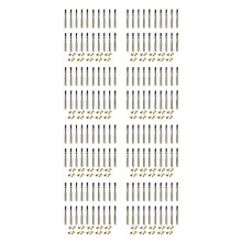 160 Pcs Lyre Harp Tuning Pin Nails with 160 Pcs Rivets Set for Lyre Harp Small Harp Musical Stringed Instrument