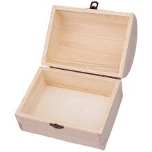 Classical Red Wood Jewelry Organizers Dustproof Top Display-L