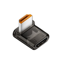 HDTV Female Male Coupler 8K UHD 2.1 Interfaces-Light black 164T
