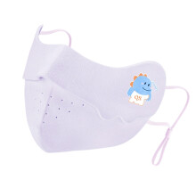 3D Design Breathable Windproof Face Mask For-Light Purple