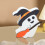Halloween ghost wooden table decor, white witch pumpkin 2