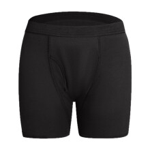 Men's Incontinence Underwear,Cotton Boxer Brief for-Black XL