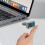 USB Fingerprint Reader Module for Windows 7 10 11 Hello Biometric Scanner Padlock for Laptops PC Fingerprint Unlock 4