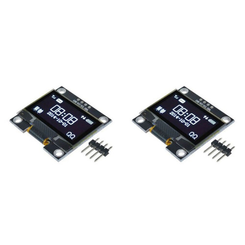 2pcs 1.3 Inch OLED Display Module 128x64 LCD Display 4PIN I2C IIC Communicate for
