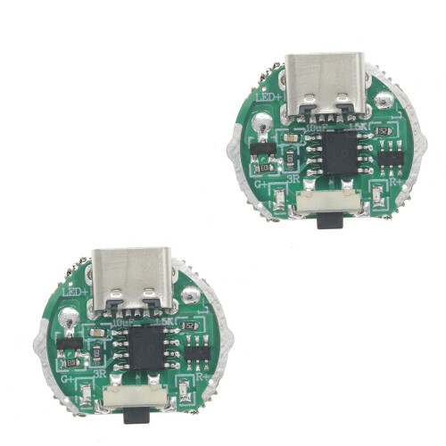 10W LED Flashlight Control Board with Double-Two pack