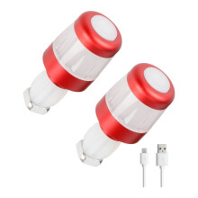 LED hoge helderheid draaihendel licht elektrische-rood wit