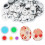 100Pcs Button Covers, Cover Button Kit with 5 Different Sized Buttons and Tools for Make Your Own Button 2