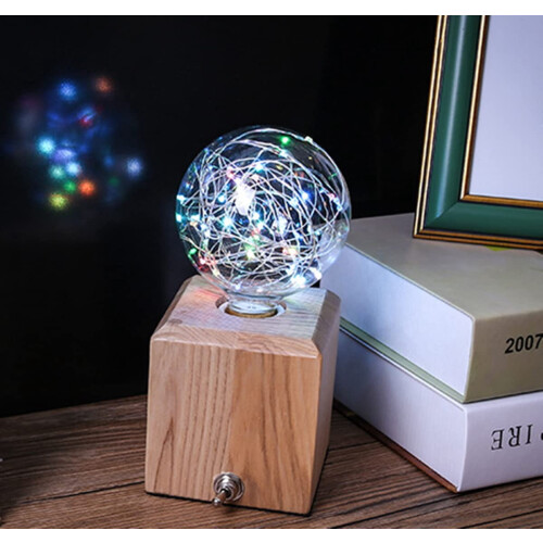 Λάμπα LED LINLIN Edison E27 220V3W με χάλκινο σύρμα, συσκευασία 2 τεμαχίων 2