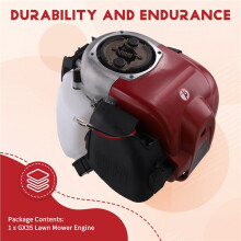 GX35 Lawn Mower Engine,Four-Stroke GX35 High-Power Garden Side-Mounted Backpack Petrol Enginefor Tiller Mower Lawnmower