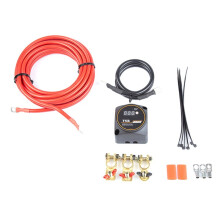 Kit Isolatore Batteria Doppia 12V 140Amp Modalità Manuale e Automatica Relè Sensibile Alla Tensione VSR con Schermo LCD per ATV UTV RV