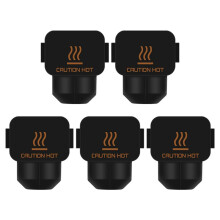 5 PièCes Chaussettes en Silicone pour Bambu A1 Kit de Bloc Chauffant pour A1 Hotend Housse de BoîTier D'Isolation Thermique