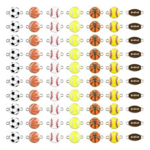 70 Stck Sport Charms Emaille Baseball Basketball FußBall Charms Zur Schmuckherstellung, Für ArmbäNder Halskette Ohrringe DIY