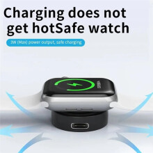 Chargeur Magnétique Sans Fil pour Montre Connectée pour Watch 8, 7, 6, 5, 4, 3, SE, Ultra Dock, Adaptateur Portable, PD, USB, Station de Charge