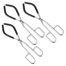 Laboratory Crucible Tongs,Beaker Clamps Beaker Tongs, Chrome Plated Steel Surface, Flask Clamping Tools for Beaker
