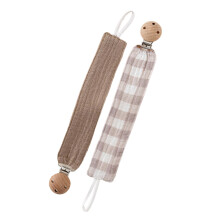 Stylish Baby Pacifier Cord Soft Breathable Cotton Fabric-I