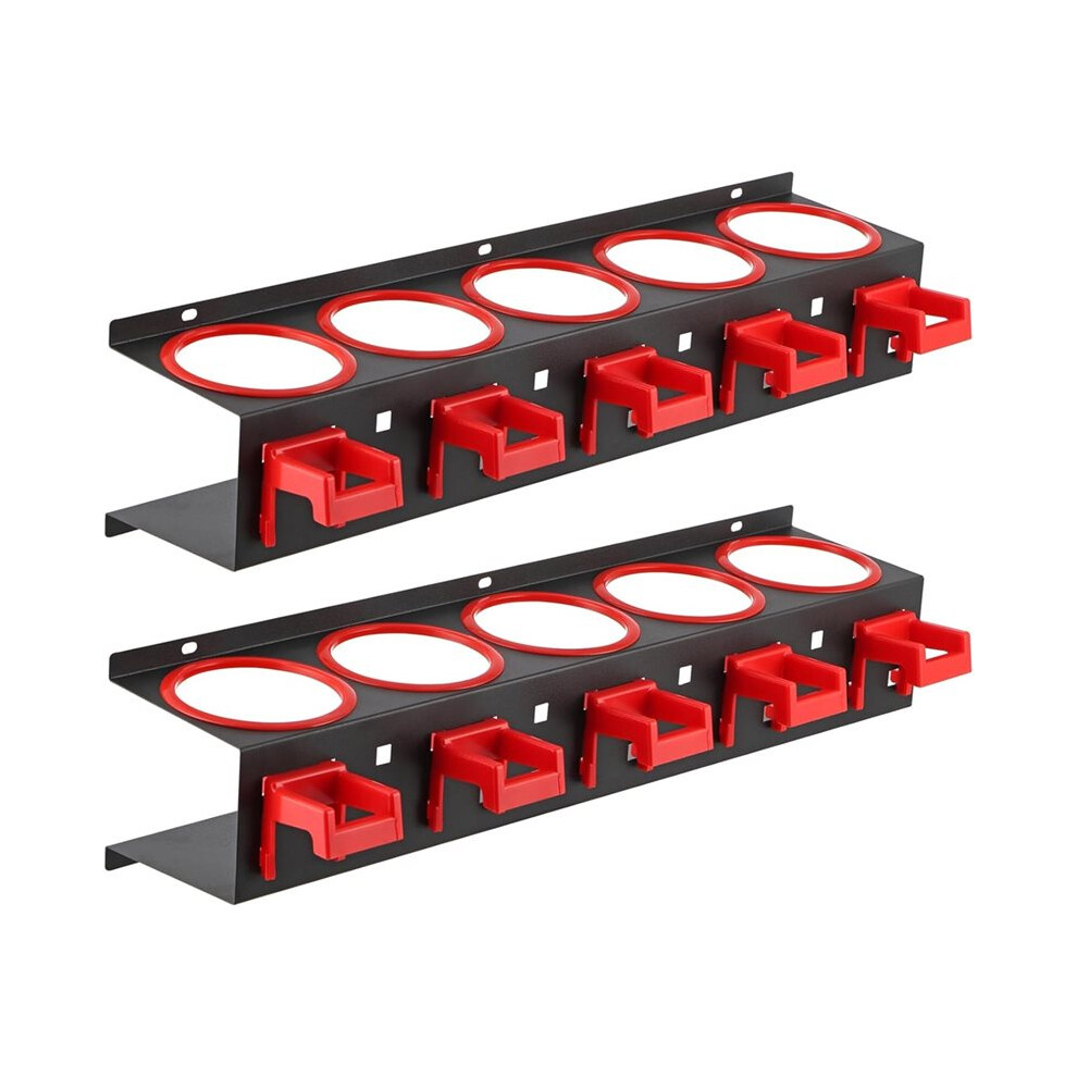 2 Pcs Spraybottle Storage Rack, Wall Mount Bottle Organizer Car Detailing, Steel Spraybottle Holder 6031418869044