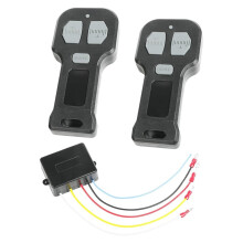5 Wire Winchs Controller,Towing Winch Remote Control Systems with Dual Manual Matching Transmitter for Most Truck,ATV