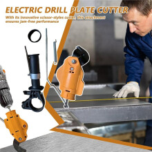 Metal Shear Drill Attachment Drill Metal Cutter Attachment Workshop Repair Accessory Electric Cutting Tool Part for Iron