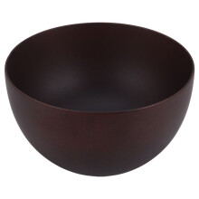 Japanese Style Wooden Bowls, Salad, Noodle, Fruits and Cereal Wooden Bowl Tableware, Red-Brown
