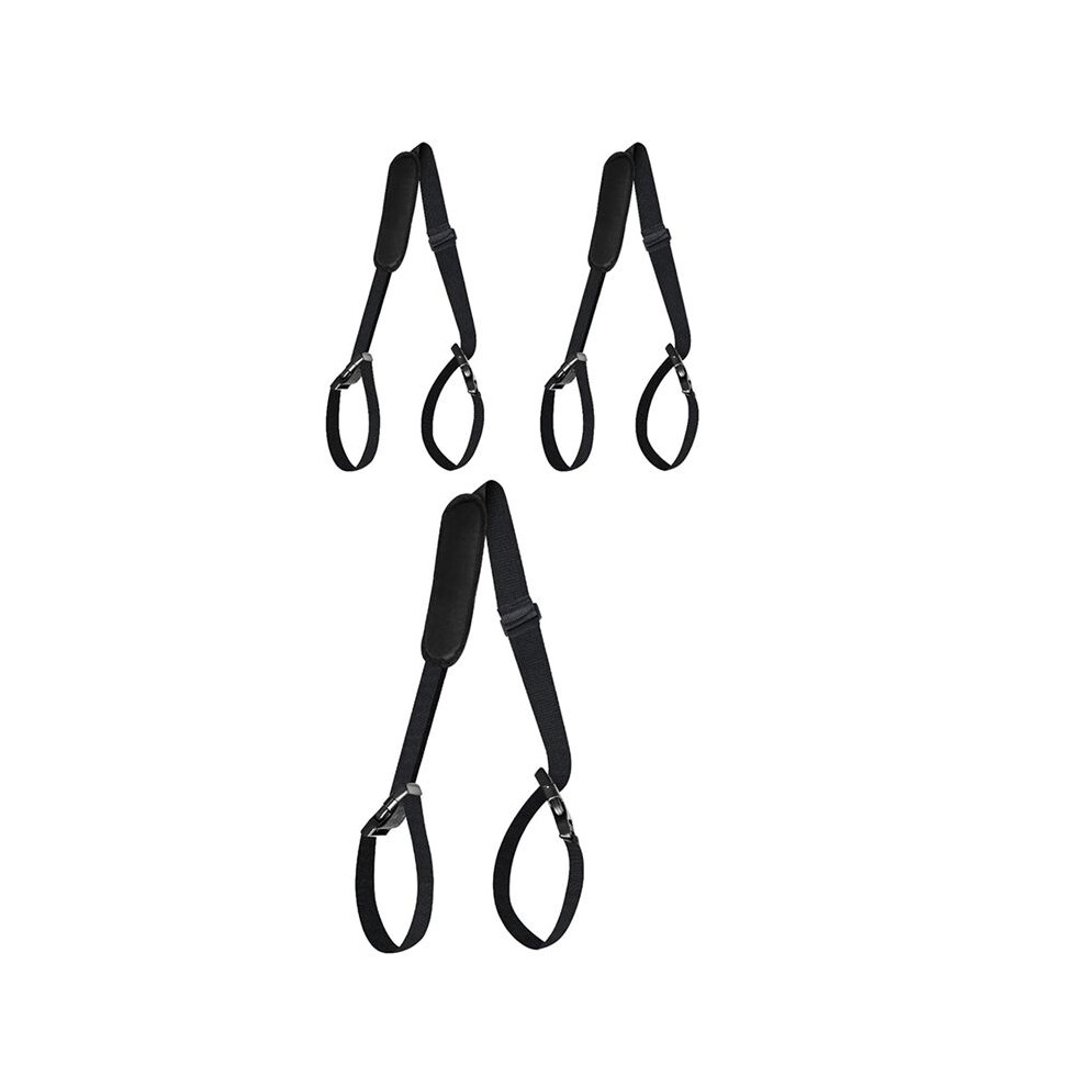Adjustable Camping & Beach Chair Carry Straps Heavy-Duty Light Carrying with Padded Shoulder Strap 3 Pack