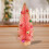 Red Plastic Christmas Trees Tabletop Decor 10pc 2