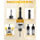 7 Pcs Countersink Drill Bit Set ,Countersink Bits with Low Friction Depth Stop, Adjustable Wood Countersink Bit Set 4