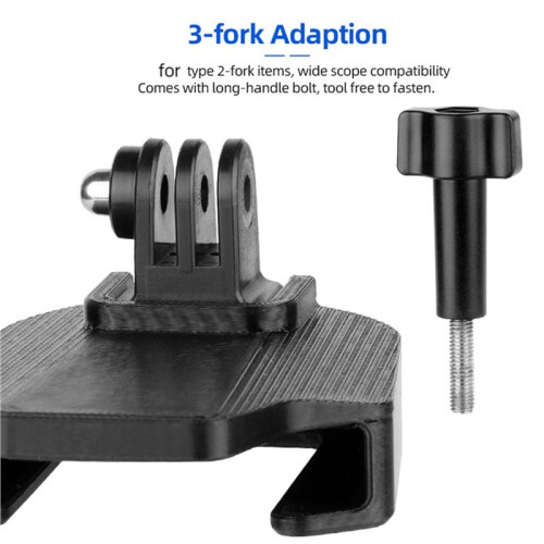 Extension Stand for  Folding Bike Front Light Holder Adaptor Fits for  Action Camera 1