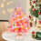 Mini Christmas Tree Set Silver 18 Inch Tabletop 4