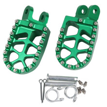Pedale In Lega di Alluminio per Moto da , Pedane Poggiapiedi per KLX250 KLX250R KLX250S KLX650 1994-2020, Verde