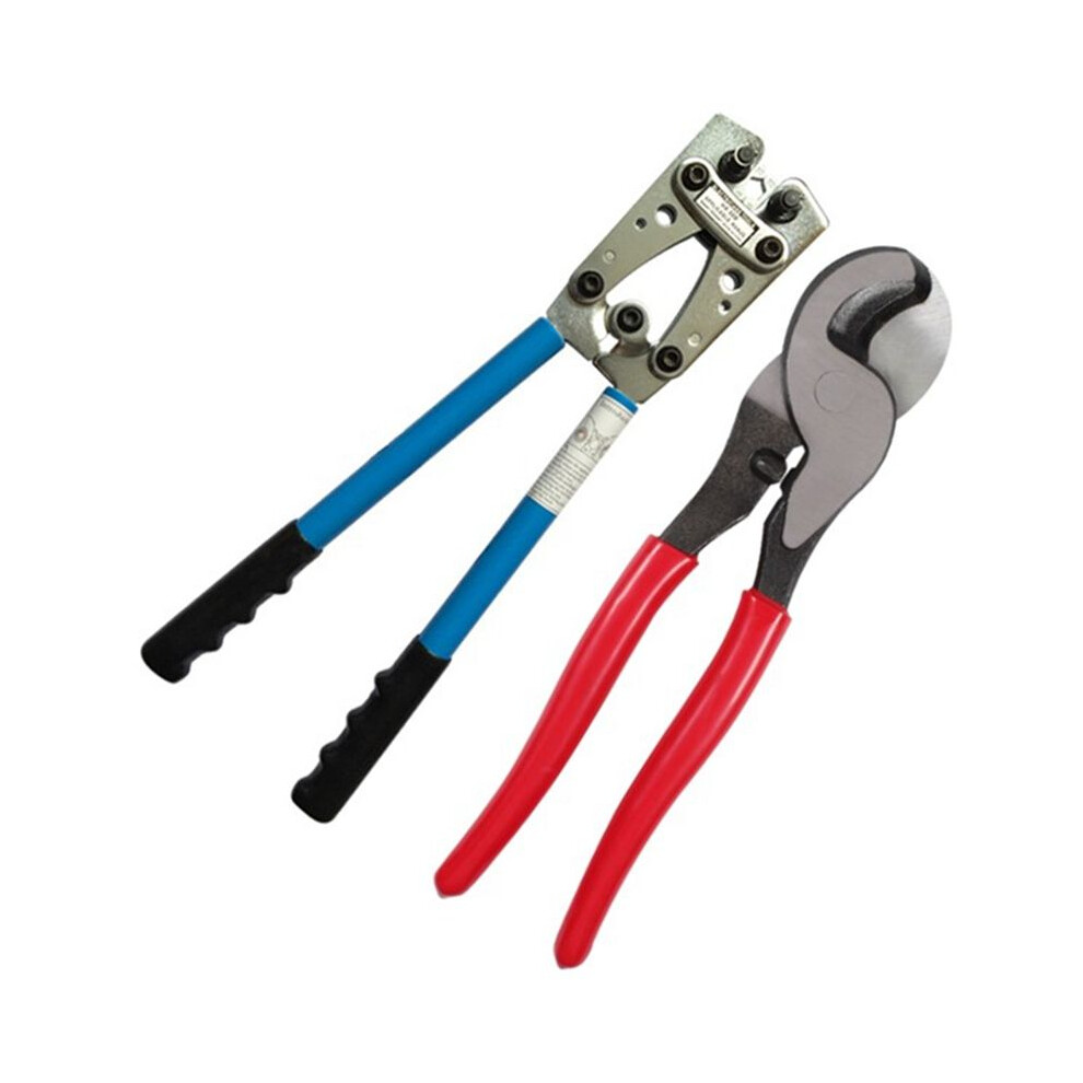 Wire Crimpers Terminal Wrapping Tools Cable Lug Crimping Tools Copper/Aluminum Terminal Ratcheting Electrician's Pliers 6033533296545