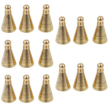 Messing-Räucherkegelform-Set – 15-teilig, Gold