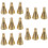 Messing-Räucherkegelform-Set – 15-teilig, Gold 1