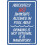 Vicces bádog medencetábla 30x20 cm 1