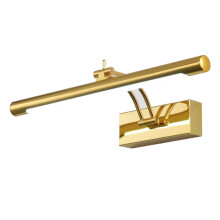 Goldene LED-Spiegel-Wandleuchte 40 x 15 cm
