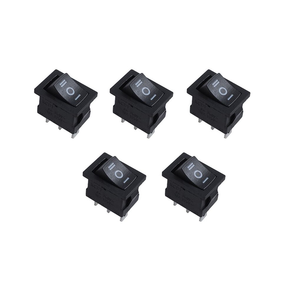 5X Spdt -Off- 3 Position Snap In Boat Rocker Ac 250V/6A 125V/10A 4712931654707